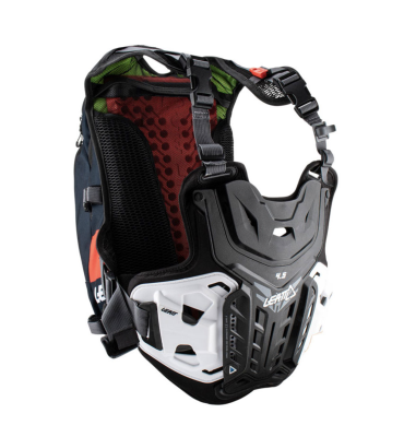 Рюкзак-гидропак защита панцирь Leatt Moto 4.5 Hydra Chest Protector Black/Red фото в интернет-магазине FrontFlip.Ru