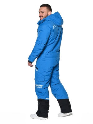 SNOW HEADQUARTER Горнолыжный комбинезон мужской AA-0190 Синий фото в интернет-магазине FrontFlip.Ru