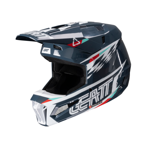 Мотошлем Leatt Moto 3.5 Helmet Kit Blue 2025 фото в интернет-магазине FrontFlip.Ru