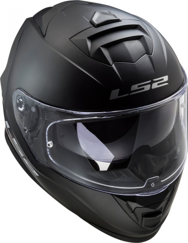 LS2 Мотошлем FF800 STORM SOLID черный матовый фото в интернет-магазине FrontFlip.Ru