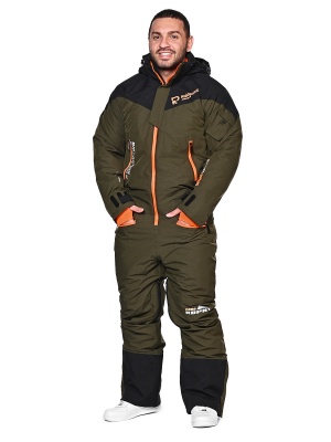 SNOW HEADQUARTER Горнолыжный комбинезон мужской A-89002 Хаки фото в интернет-магазине FrontFlip.Ru