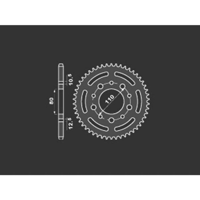 PBR Звезда задняя    4350-46   (сталь) фото в интернет-магазине FrontFlip.Ru