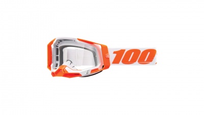 Очки 100% racecraft 2 goggle orange / clear lens фото в интернет-магазине FrontFlip.Ru