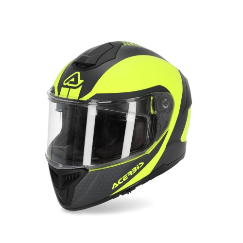 Мотошлем Acerbis KRAPON fluo-yellow/black фото в интернет-магазине FrontFlip.Ru