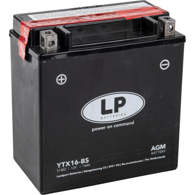 Аккумулятор Landport YTX16-BS, 12V, AGM фото в интернет-магазине FrontFlip.Ru