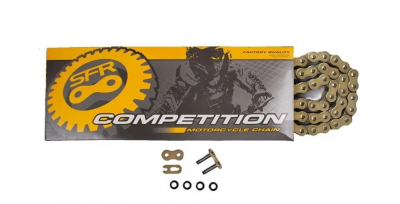 [SFR] Цепь 525-HX 112 звеньев с замком-защелкой фото в интернет-магазине FrontFlip.Ru