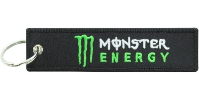 Брелок BMV 008 "Монстер-Кавасаки" ткань, вышивка 13*3см фото в интернет-магазине FrontFlip.Ru