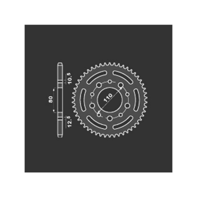 PBR Звезда задняя    4350-47   (сталь) фото в интернет-магазине FrontFlip.Ru