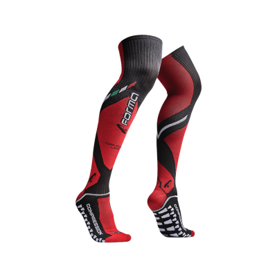 FORMA OFF-ROAD COMPRESSION LONG SOCK bl/red фото в интернет-магазине FrontFlip.Ru
