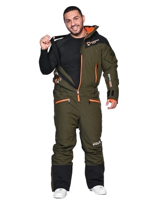 SNOW HEADQUARTER Горнолыжный комбинезон мужской A-89002 Хаки фото в интернет-магазине FrontFlip.Ru