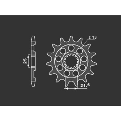 PBR Звезда передняя    2141-14 фото в интернет-магазине FrontFlip.Ru