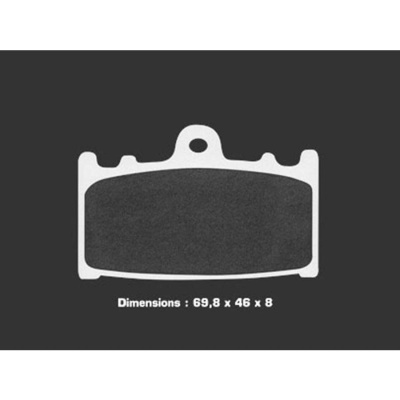 NISSIN Тормозные колодки  2P-214NS  (344) фото в интернет-магазине FrontFlip.Ru