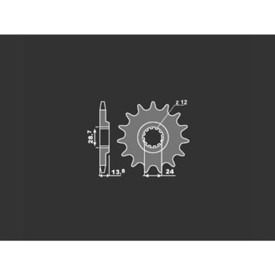 PBR Звезда передняя    2077-17 фото в интернет-магазине FrontFlip.Ru