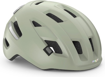 Велошлем Met E-Mob Moss Grey фото в интернет-магазине FrontFlip.Ru