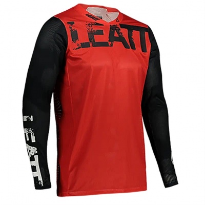Мотоджерси Leatt Moto 4.5 X-Flow Jersey Red фото в интернет-магазине FrontFlip.Ru