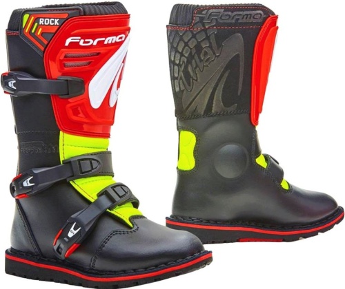 FORMA Ботинки ROCK BLACK/RED/YELLOWFLUO фото в интернет-магазине FrontFlip.Ru