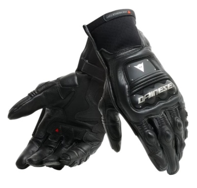 Перчатки кожаные Dainese STEEL-PRO IN GLOVES Black/Anthracite фото в интернет-магазине FrontFlip.Ru