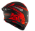 [KYT] Мотошлем TT-REVO COMBUSTION ORANGE, цвет Красный Матовый фото в интернет-магазине FrontFlip.Ru