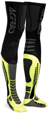 Гольфы кроссовые Acerbis X-LEG PRO Black/Yellow фото в интернет-магазине FrontFlip.Ru