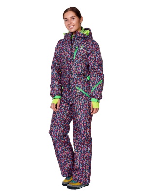 SNOW HEADQUARTER Горнолыжный комбинезон женский B-8871 ОРАНЖЕВЫЙ фото в интернет-магазине FrontFlip.Ru