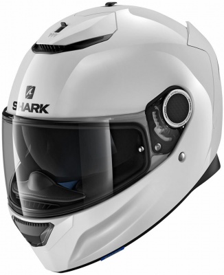 SHARK Мотошлем SPARTAN 1.2 BLANK WHU Белый фото в интернет-магазине FrontFlip.Ru