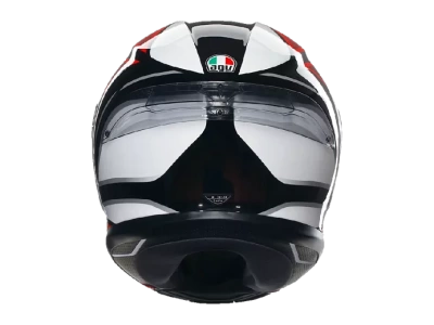 AGV Шлем K-6 E2206 HYPHEN BLACK/RED/WHITE фото в интернет-магазине FrontFlip.Ru