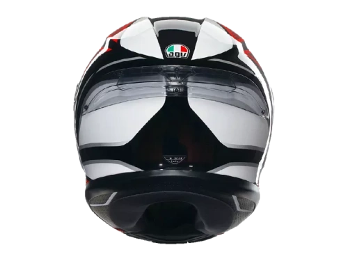 AGV Шлем K-6 E2206 HYPHEN BLACK/RED/WHITE фото в интернет-магазине FrontFlip.Ru