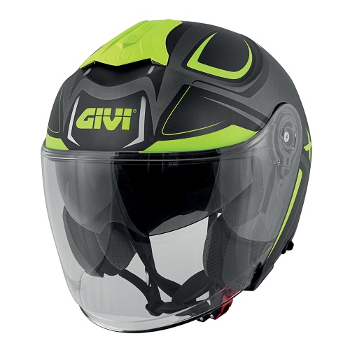 GIVI Мотошлем PLANET HYPER X22 HPS X22 серо-черно-желтый фото в интернет-магазине FrontFlip.Ru