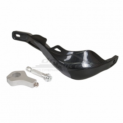 [EMGO] Защита рук/рычагов с алюминиевым основанием, цвет Карбон фото в интернет-магазине FrontFlip.Ru