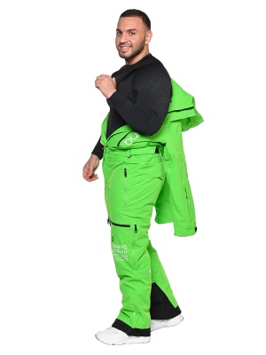 SNOW HEADQUARTER Снегоходный комбинезон мужской A-89017 Салатовый фото в интернет-магазине FrontFlip.Ru