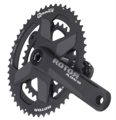 Шатуны Rotor Aldhu 3D+ Crank Arms Black 175mm (C02-102-21010-0) фото в интернет-магазине FrontFlip.Ru