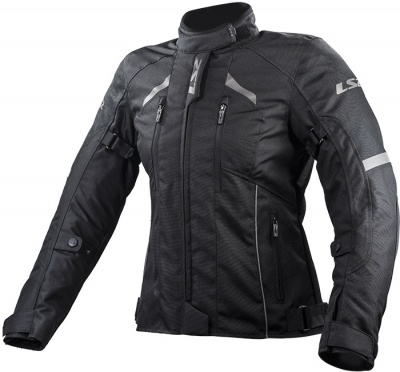 LS2 Мотокуртка женская SERRA LADY JACKET черный фото в интернет-магазине FrontFlip.Ru