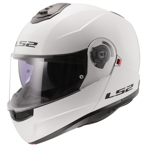 LS2 Мотошлем FF908 STROBE II Solid белый фото в интернет-магазине FrontFlip.Ru