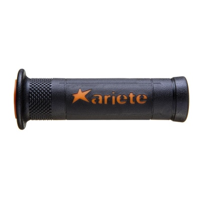 [ARIETE] Ручки руля (комплект) Ariram 22-25мм/120мм, открытые, цвет Оранжевый фото в интернет-магазине FrontFlip.Ru