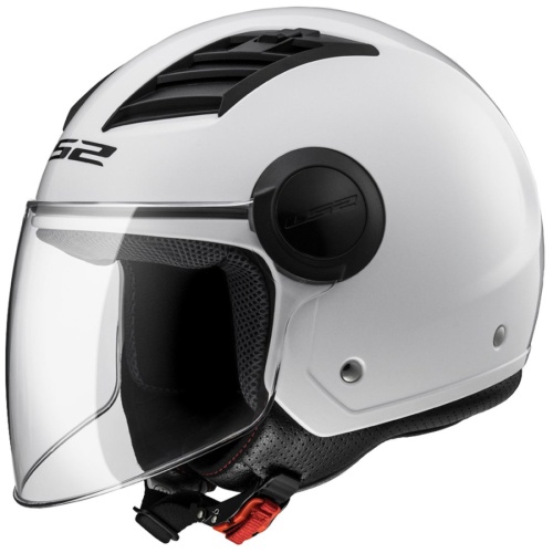 LS2 Мотошлем OF562 AIRFLOW Solid белый фото в интернет-магазине FrontFlip.Ru