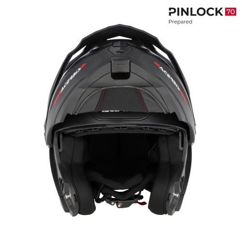 Шлем Acerbis RIDER Black 2 фото в интернет-магазине FrontFlip.Ru