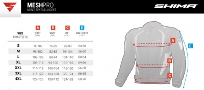 куртка SHIMA MESH PRO BLACK/RED фото в интернет-магазине FrontFlip.Ru