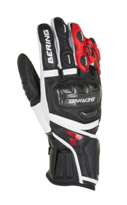 Перчатки комбинированные Bering SHIFT-R Black/Red фото в интернет-магазине FrontFlip.Ru