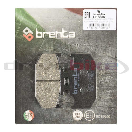 [BRENTA] Тормозные колодки FT 3086 Organic фото в интернет-магазине FrontFlip.Ru
