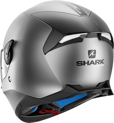 Шлем SHARK SKWAL 2 BLANK MAT Grey фото в интернет-магазине FrontFlip.Ru