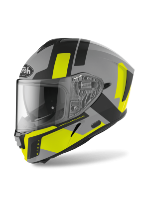 Дорожный шлем Airoh Spark Shogun Yellow Matt фото в интернет-магазине FrontFlip.Ru