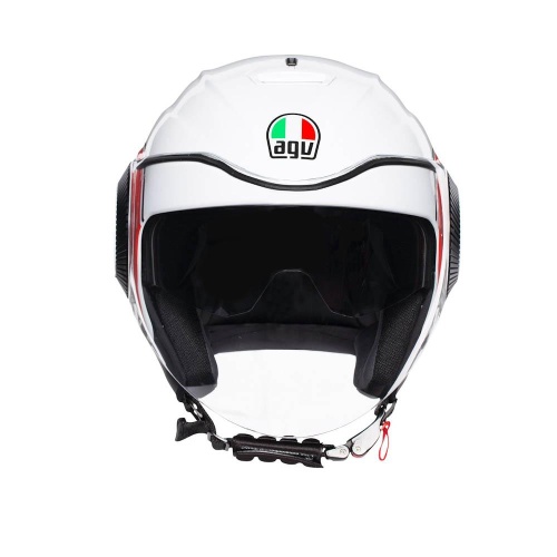 Шлем AGV ORBYT MONO Pearl White фото в интернет-магазине FrontFlip.Ru