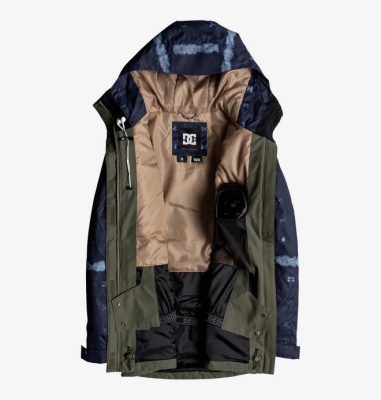 DC SHOES КУРТКА СНОУБОРДИЧЕСКАЯ CRUISER Jkt J SNJT BSN8 DARK BLUE MUD CLOTH B фото в интернет-магазине FrontFlip.Ru