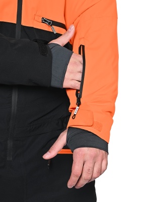 SNOW HEADQUARTER Горнолыжный комбинезон мужской A-89007 Оранжевый фото в интернет-магазине FrontFlip.Ru