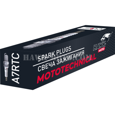 Cвеча зажигания HAWK MOTO A7RTC (C7HSA) фото в интернет-магазине FrontFlip.Ru
