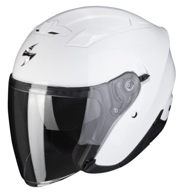 [SCORPION EXO] Мотошлем EXO-230 SOLID, цвет Белый фото в интернет-магазине FrontFlip.Ru