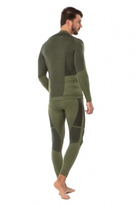 Комплект термобелья мужской  V-MOTION F10 зеленый фото в интернет-магазине FrontFlip.Ru