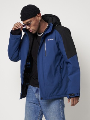 Горнолыжная куртка мужская синего цвета 88821S фото в интернет-магазине FrontFlip.Ru