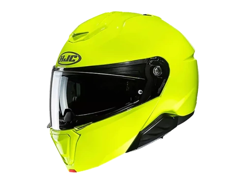 HJC Шлем i91 FLUORESCENT GREEN фото в интернет-магазине FrontFlip.Ru