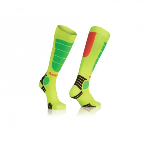 Гольфы кроссовые детские Acerbis MX IMPACT KID Orange/Yellow фото в интернет-магазине FrontFlip.Ru